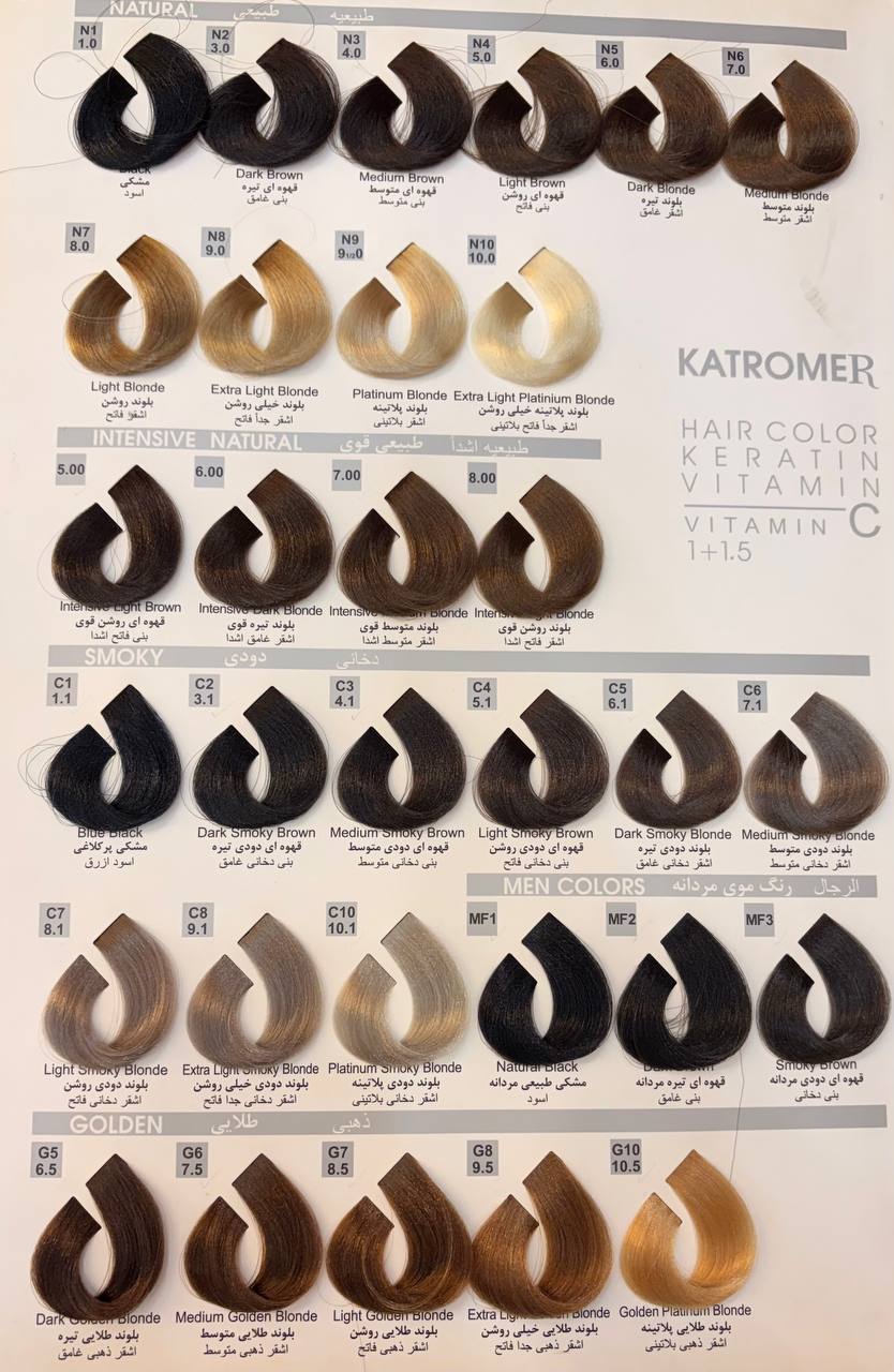 رنگ مو لو امونیاک کاترومر (Katromer Low Ammonia) | کاترومر (Katromer) — تصویر 2